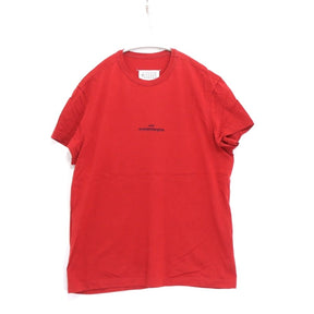 Maison Margiela 21SS | Reverse Logo Embroidery S/S Tee "Red" (S30GC0701 S22816)