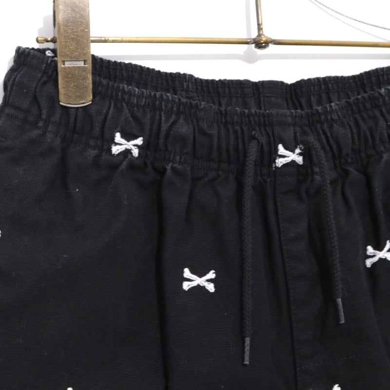 WTAPS 22SS | SEAGULL 03 / SHORTS / COTTON. OXFORD. TEXTILE "Black" (221TQDT-PTM06)