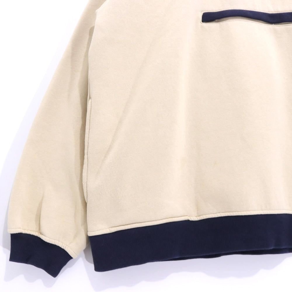 Evisen Skateboards | Logo Half-Zip Sweatshirt "Beige"