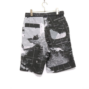 sacai 20SS | World Map Short Pants "Black" (20-02303M)