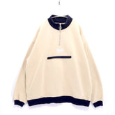Evisen Skateboards | Logo Half-Zip Sweatshirt "Beige"