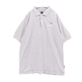 APPLEBUM | "Tribe Lady" Embroidery Polo Shirt "Grey"