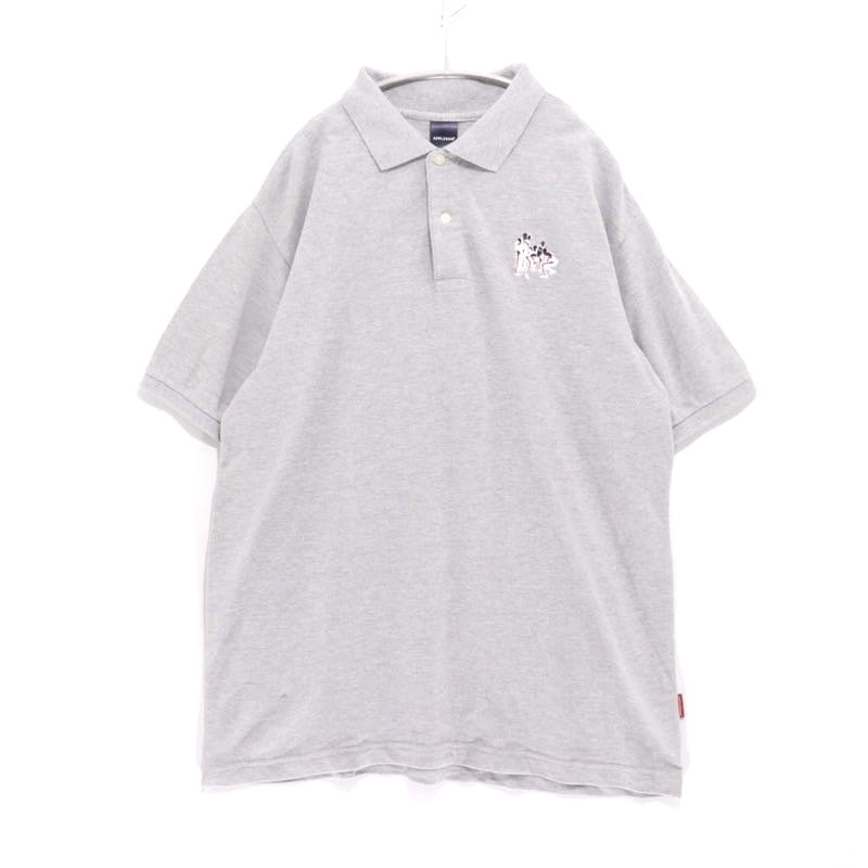 APPLEBUM | "Tribe Lady" Embroidery Polo Shirt "Grey"