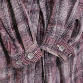 MIHARAYASUHIRO 17SS | Flannel Check Long Shirt Coat (71091178)