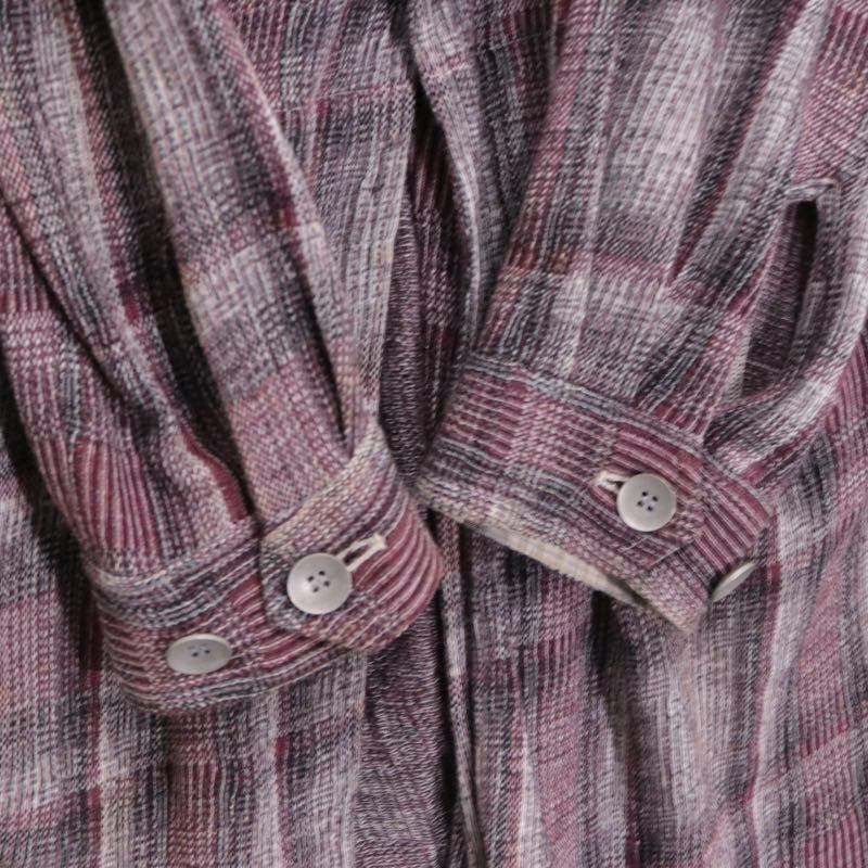 MIHARAYASUHIRO 17SS | Flannel Check Long Shirt Coat (71091178)
