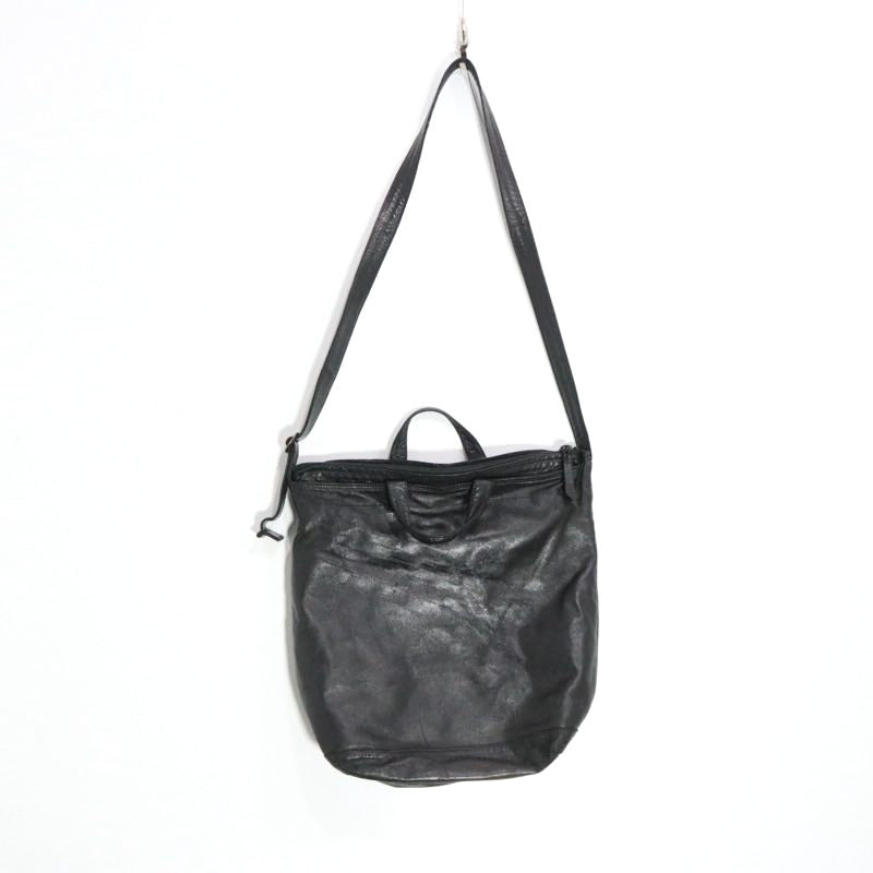 PORTER | FRANK 2WAY SHOULDER BAG(S) "Black/Horse Leather" (198-01308)