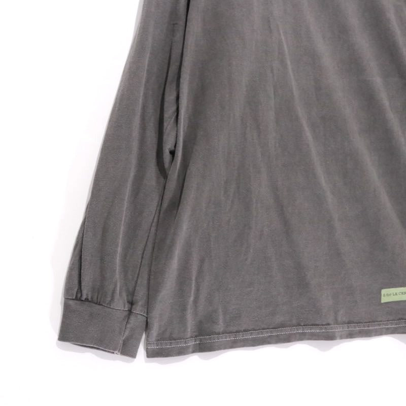 LE CERCLE par ropé | Back Photo Long Sleeve T-Shirt"Black"(LMM14010)
