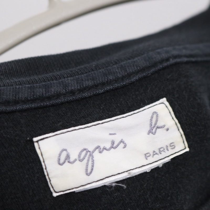 agnes b. | "ZOT" Graphic T-Shirt "Black"