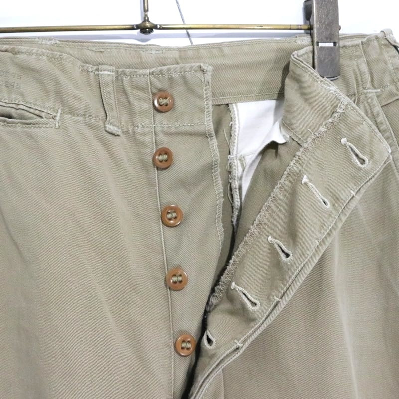 USMC | 40s M-41型 Military Chino Trousers "Beige" 海兵隊 復刻