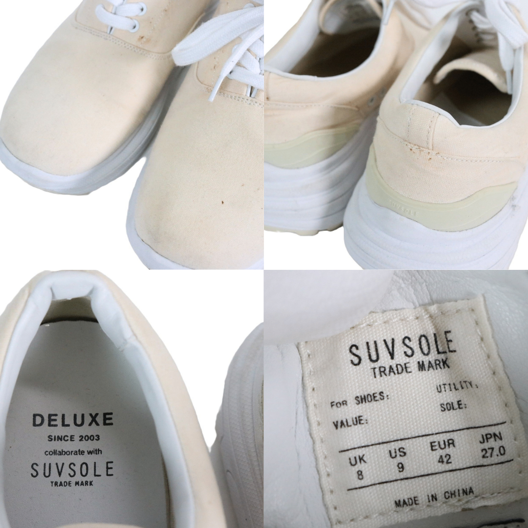 Deluxe(デラックス) × SUVSOLE(サヴソル) スニーカー RUN001 SM