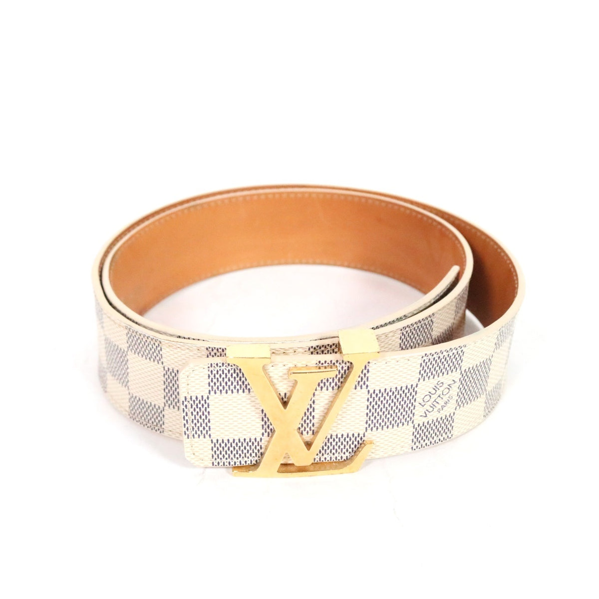 LOUIS VUITTON | Ceinture LV Initiales 40mm "Damier Azur" (M9609)
