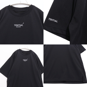 TENTIAL 25SS | BAKUNE Dry Short Sleeve T-Shirt & Shorts "Black" (25SSBA001M / 25SSBA002M)
