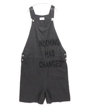 NOZOMI ISHIGURO | Overall Shorts "Black / Felt" (15tMA06009)