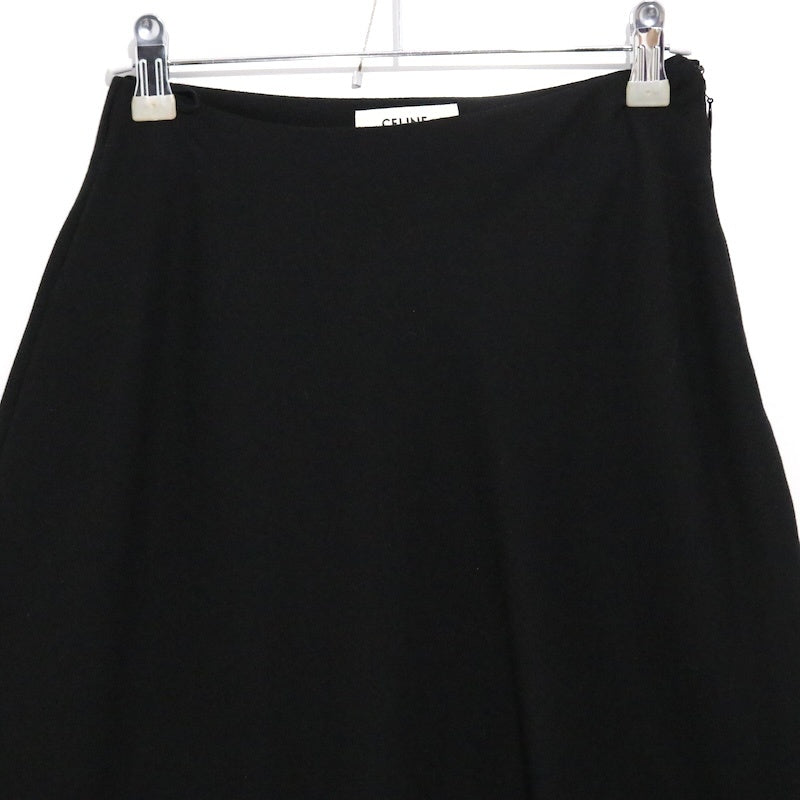 CELINE | Wool Asymmetry Skirt "Black" (2J064844C)