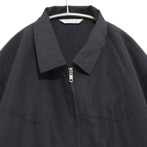 JOURNAL STANDARD 26SS | Slub Sucker Zip Jacket "Black" (26011600560010)