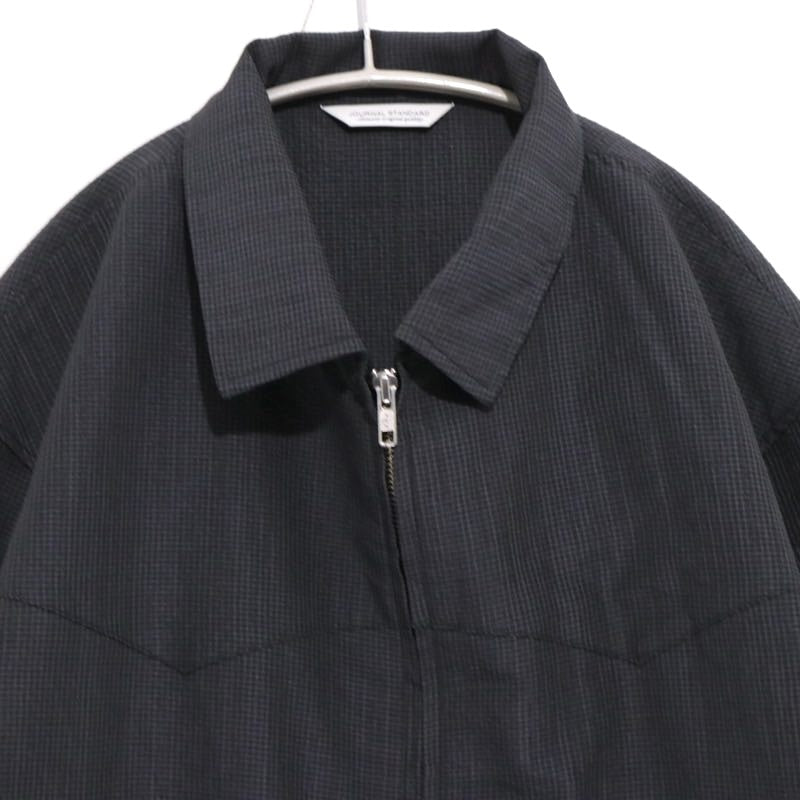 JOURNAL STANDARD 26SS | Slub Sucker Zip Jacket "Black" (26011600560010)