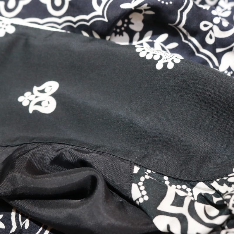 sacai × Reyn Spooner 21SS | Archive Print Mix Shirt "Navy" (21-02471M)
