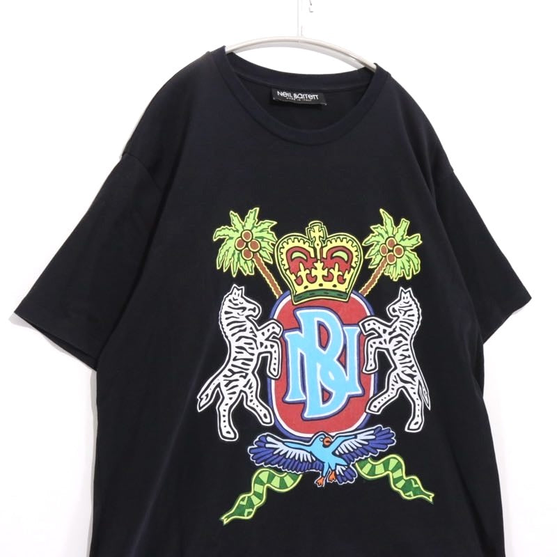 Neil Barrett 20SS | Graphic Art Print T-Shirt "Black" (BJT722B-N587S)