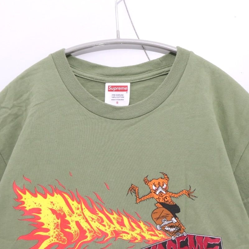 Supreme 24AW | Thrasher Game Tee "Green"