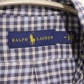 POLO RALPH LAUREN | Gingham Check Button-Down Shirt "Blue"