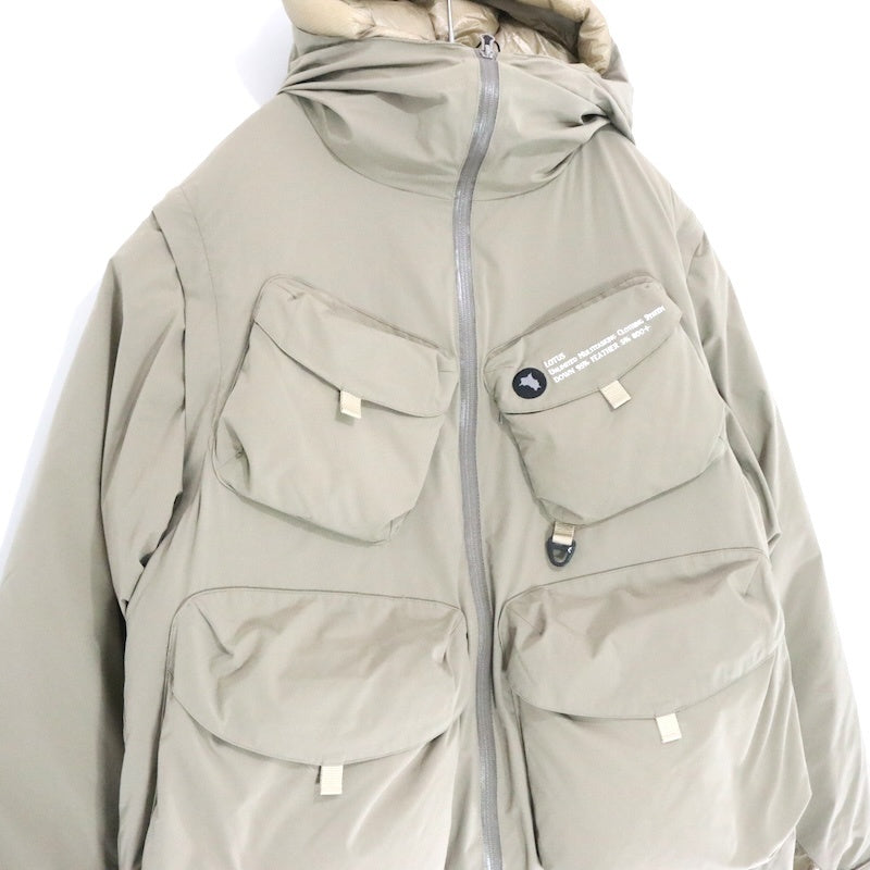 CMF OUTDOOR GARMENT 22AW | Lotus Down L7 Jacket "Beige" (CMF2202-J03C)
