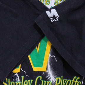1991 Vintage Minnesota North Stars | Stanley Cup Playoffs "Lightning" Graphic T-Shirt