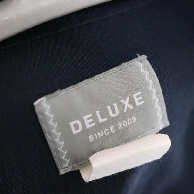 DELUXE | Big Silhouette Sten Collar Coat "Navy" (D5250)