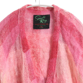 60s 70s EROTIC ORIGINAL エロティック mohair cardigan vintage RUG Eaton's