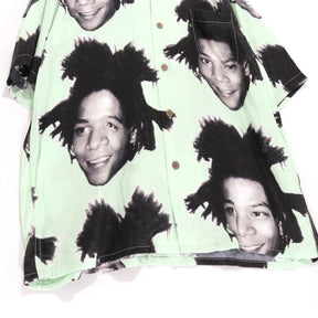 WACKO MARIA 23SS | JEAN-MICHEL BASQUIAT / S/S HAWAIIAN SHIRT (TYPE-1) "MINT"