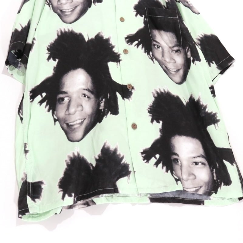 WACKO MARIA 23SS | JEAN-MICHEL BASQUIAT / S/S HAWAIIAN SHIRT (TYPE-1) "MINT"