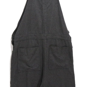 NOZOMI ISHIGURO | Overall Shorts "Black / Felt" (15tMA06009)