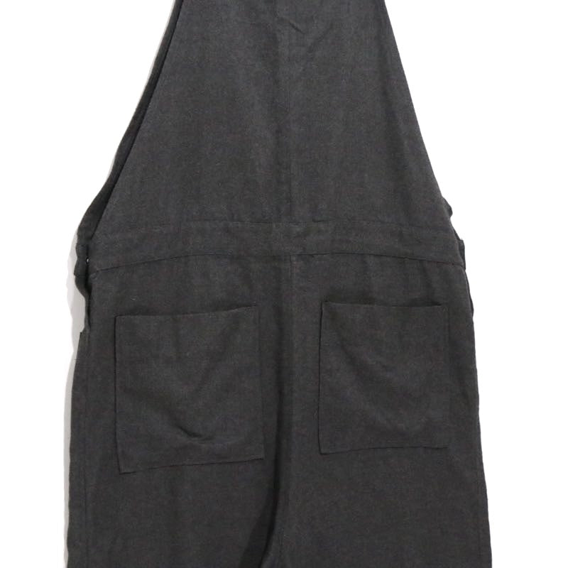 NOZOMI ISHIGURO | Overall Shorts "Black / Felt" (15tMA06009)