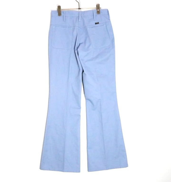 Wrangler 70s | Western Bell Bottom Slacks "Light Blue" (WI.14)