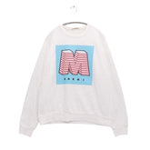 MARNI | One Point Logo Crew Neck Sweatshirt "White" (M00398-M00J6)
