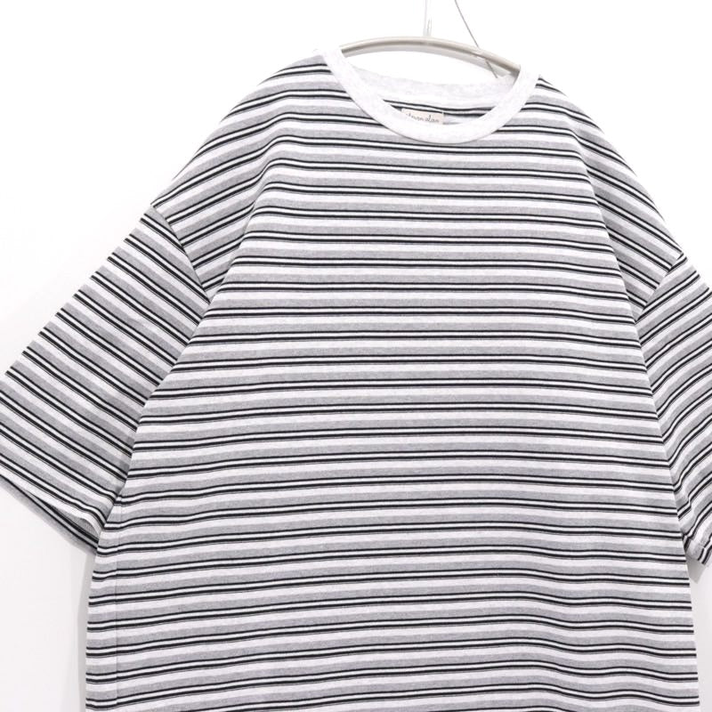 Steven Alan | 21//MVS BORDER CREW NECK TEE - BOLD (8117-199-0392)