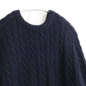 cinnamon spice(シナモン スパイス)Aran sweater