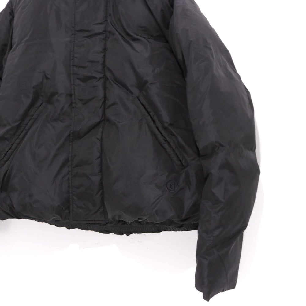 MM6 Maison Margiela 23AW | Back Brand Logo Padded Nylon Jacket "Black" (M60398-MM001)