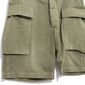 COOTIE PRODUCTIONS | Herringbone Cargo Shorts "Large Side Pockets"