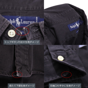 Polo Ralph Lauren 90s-00s | L/S Button-Down Shirt "Black"