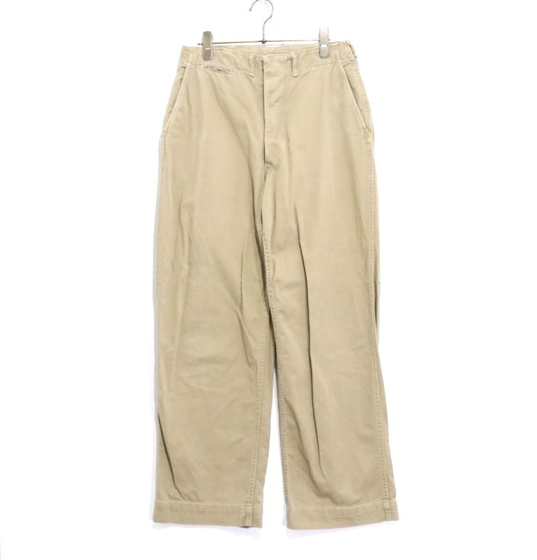USMC | 40s M-41型 Military Chino Trousers "Beige" 海兵隊 復刻