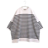 is-ness(イズネス)  25ss KNIT VENTI BORDER T-SHIRT