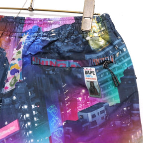 A BATHING APE 20SS | NEON TOKYO MULTI CAMO SWIM SHORTS (001SPG301023X)