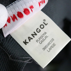 90s 00s KANGOL(カンゴール) アンゴラファー ハット ブルーロゴ
