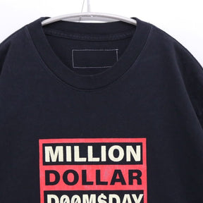 Million Dollar Doomsday | Crack Logo T-Shirt "Black/Red"