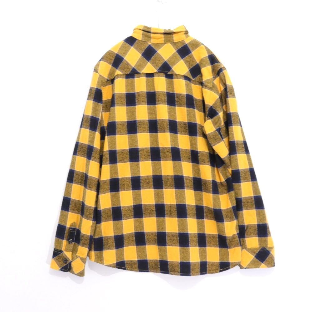 GAIJIN MADE | Heavy Flannel Check Shirt "Yellow / Navy"