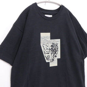 agnes b. | "ZOT" Graphic T-Shirt "Black"