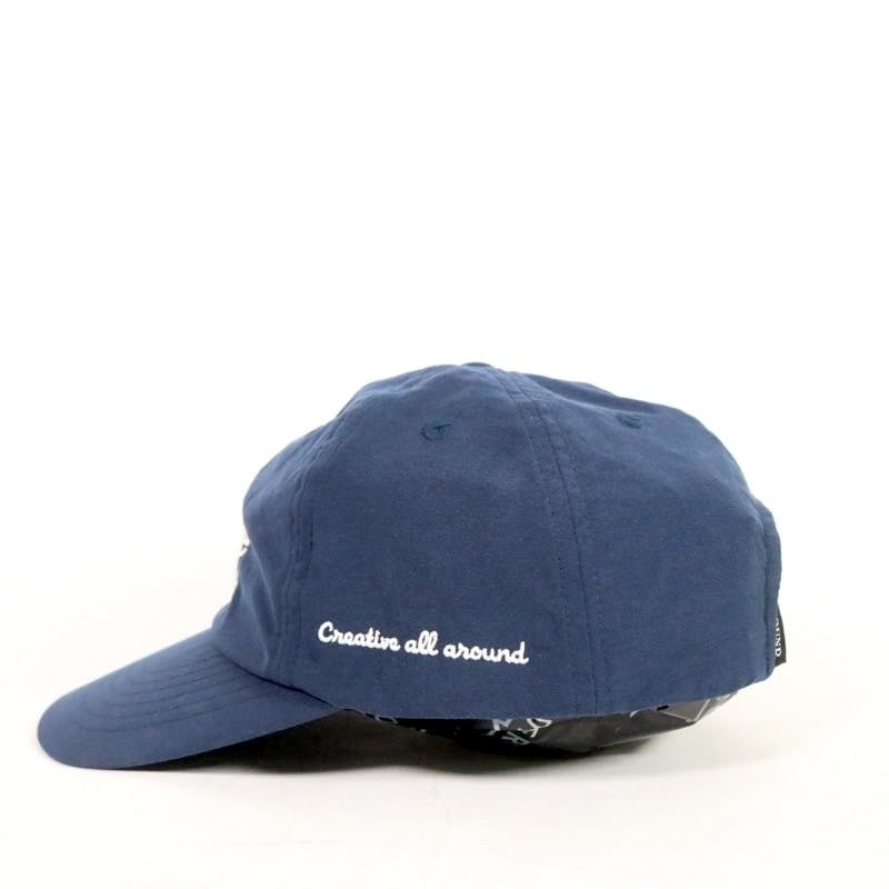 ALOUND | 6 Panel Nylon Cap "Navy/White Embroidery" (933R502)