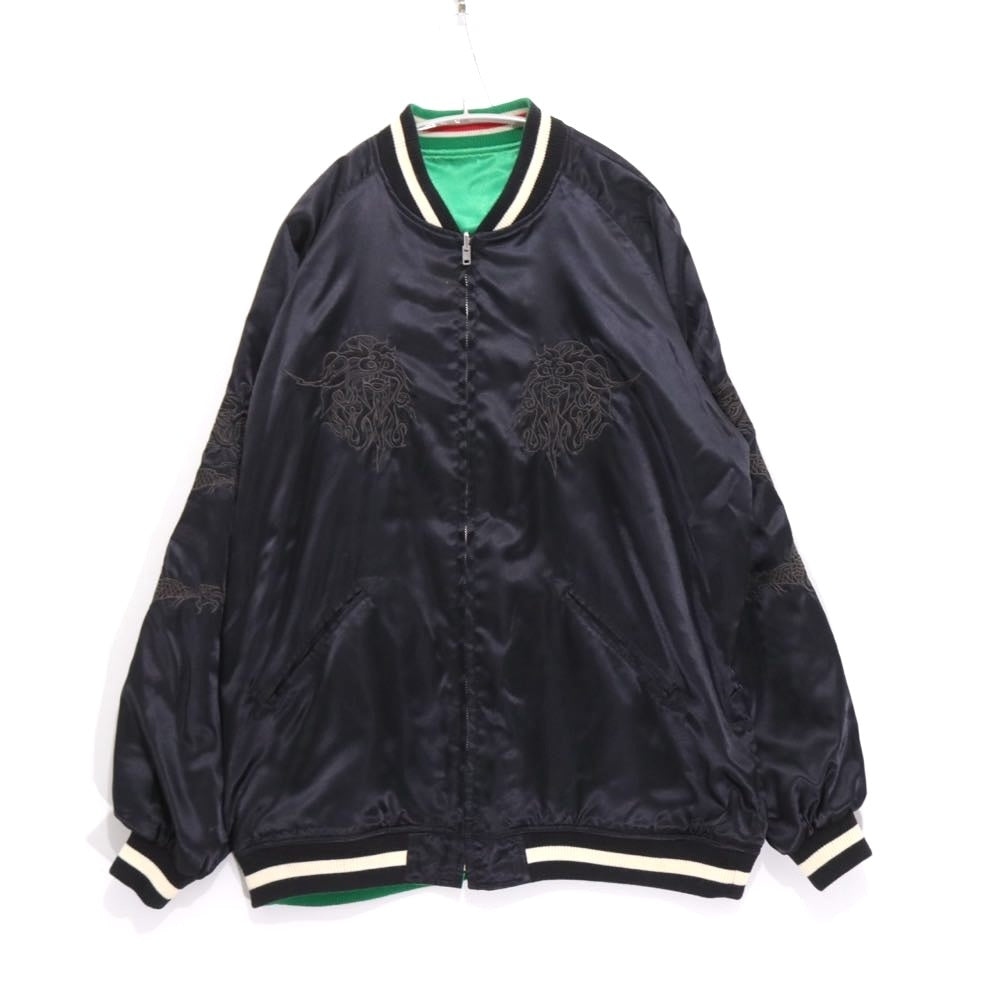 STUSSY 2008 | "AUTHENTIC GEAR" Reversible Dragon Souvenir Jacket