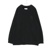 VICTORIA | Logo Print Crewneck Sweatshirt "Black"