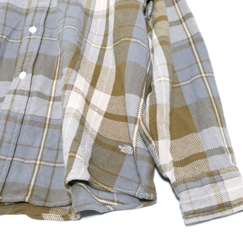 THE NORTH FACE PURPLE LABEL 2025AW | Flannel Plaid Field Shirt "Khaki/Asphalt Gray" (N25FG097)